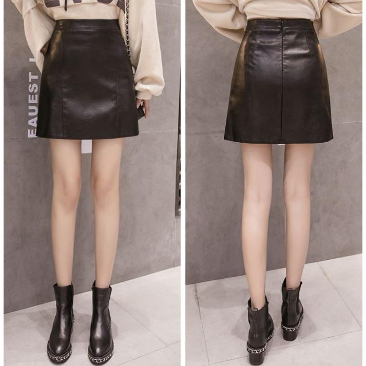 レザー 台形 スカート インパンツ レディース 合皮 ミニスカート 韓国ファッション オルチャン 270 Zutty 通販 Yahoo ショッピング