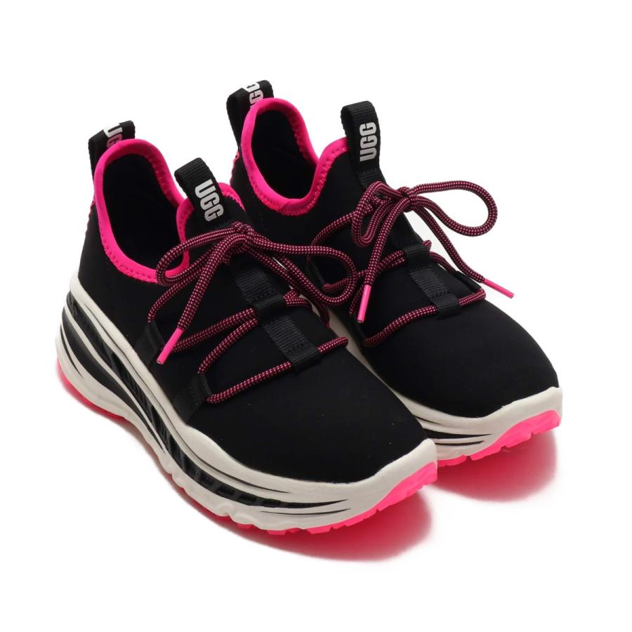 アグ Ugg スニーカー レース ランナー Black Pink ss I At C Bkpk Atmos Tokyo 通販 Yahoo ショッピング