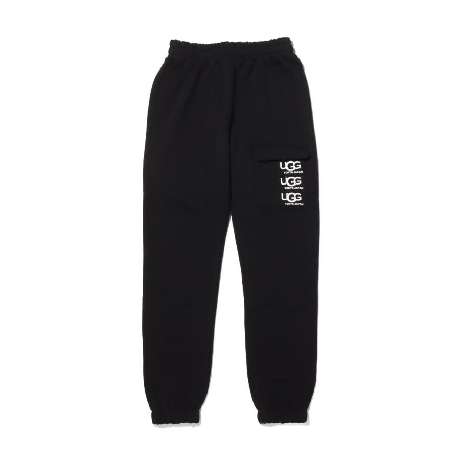 正規品 アグ Ugg ロングパンツ ロゴ スウェット カーゴパンツ Black fa I At C 保証書付 Iniciatupyme Cl