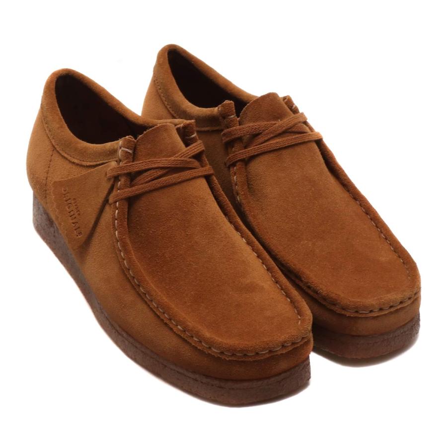 clarks cola suede