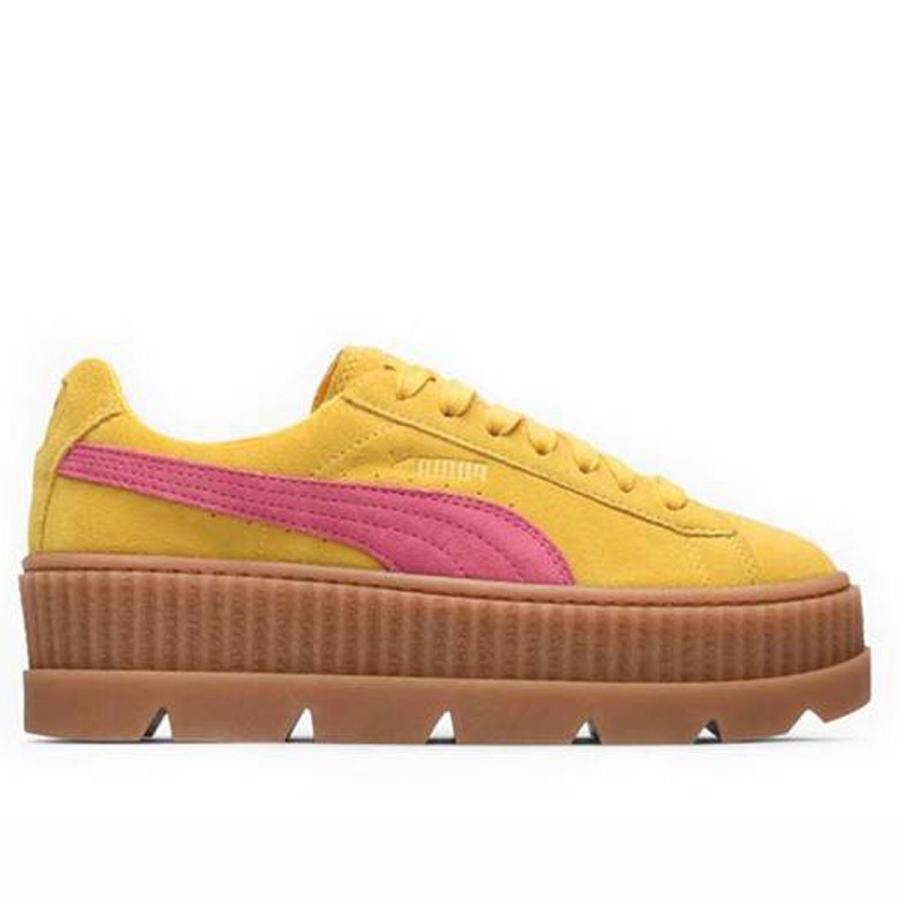 プーマ Puma スニーカー クリーテッド クリーパースエード ウィメンズ Lemon Carmise Rose 17fw I 03 Atmos Tokyo 通販 Yahoo ショッピング