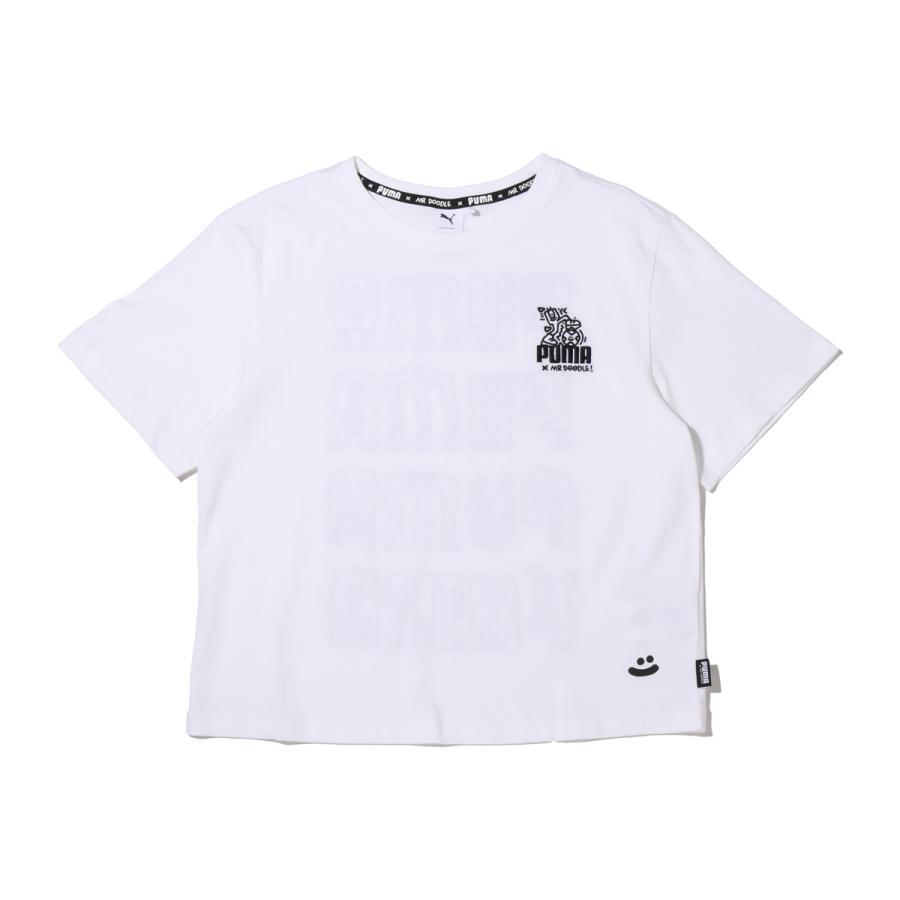 プーマ Puma 半袖tシャツ ミスタードゥードゥルクロップドティー White 20fa S At20 C 598654 02 Atmos Tokyo 通販 Yahoo ショッピング