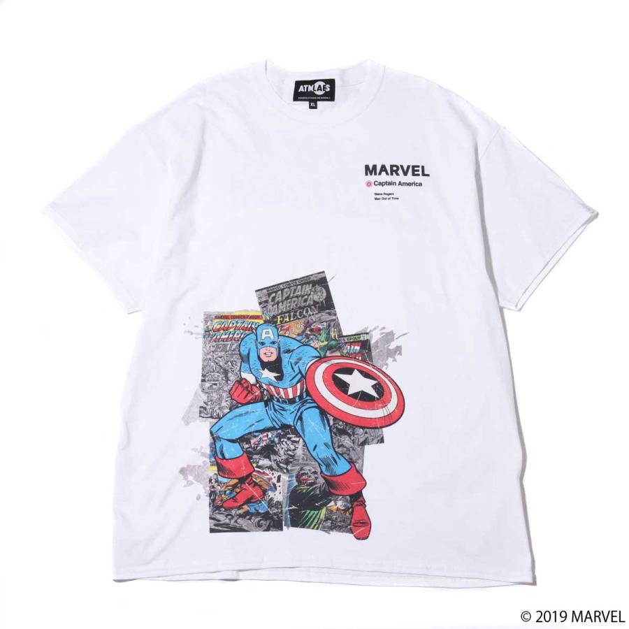 マーベル Atmos Lab 半袖tシャツ アトモスラボ ティ キャプテン アメリカ White 19sp S Al19s Pt03 Wht Atmos Tokyo 通販 Yahoo ショッピング