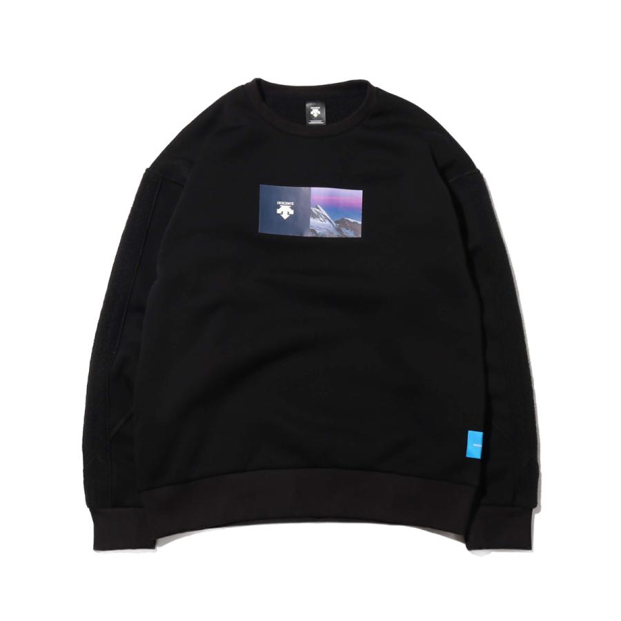 デサント Descente スウェット ブラッシュドスウェットシャツ Black ss S Dx C0336kr Bk Atmos Tokyo 通販 Yahoo ショッピング