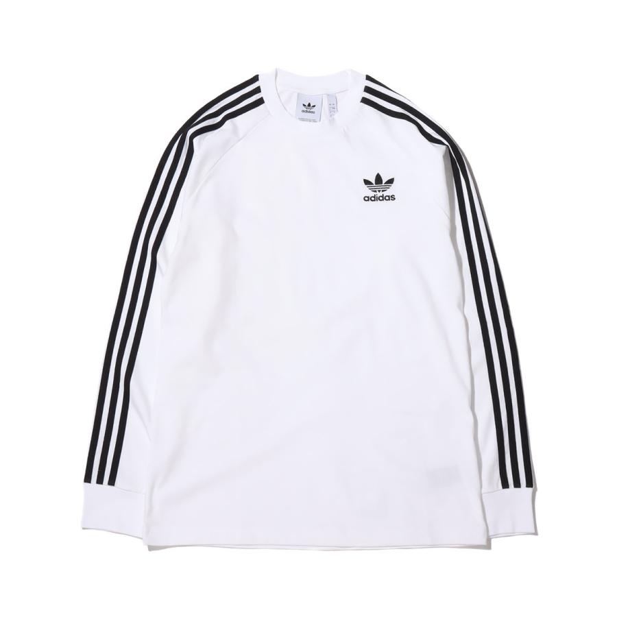 アディダス Adidas 長袖tシャツ 3ストライプ ロングスリーブ ティー White ss I At C Ed5959 Atmos Tokyo 通販 Yahoo ショッピング