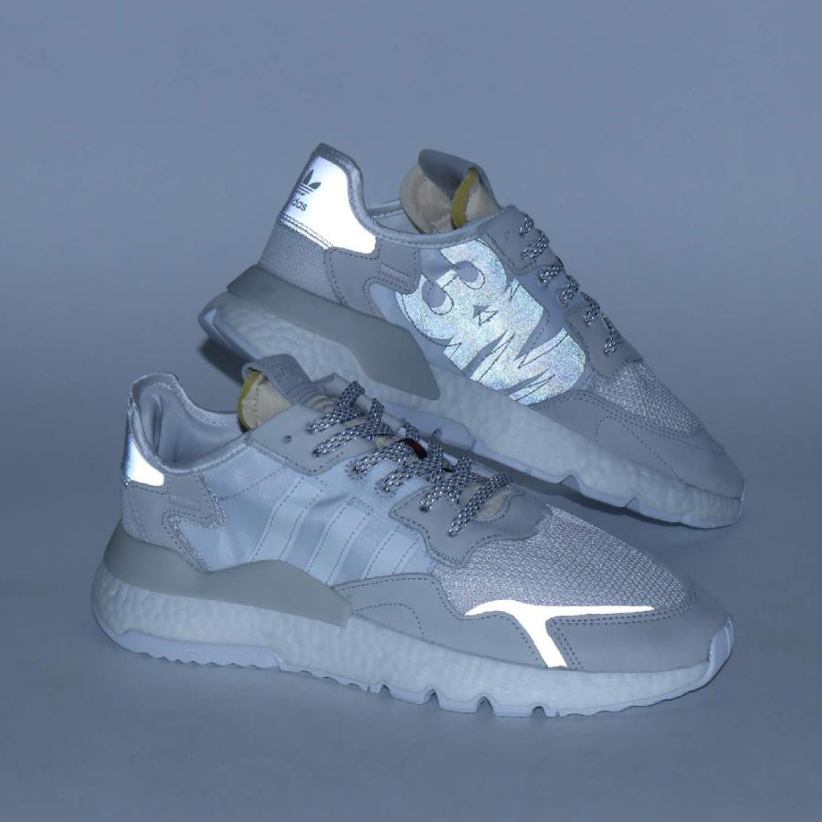 アディダスオリジナルス Adidas Originals スニーカー ナイトジョガー Crystal White Crystal White Running White 19fw S Ee5855 Atmos Tokyo 通販 Yahoo ショッピング