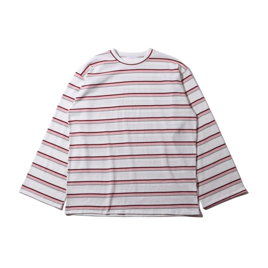 アトモスピンク Atmos Pink 長袖tシャツ ボーダー オーバーロンt White 19sp I Kr19ss Tp01 Wht Atmos Tokyo 通販 Yahoo ショッピング