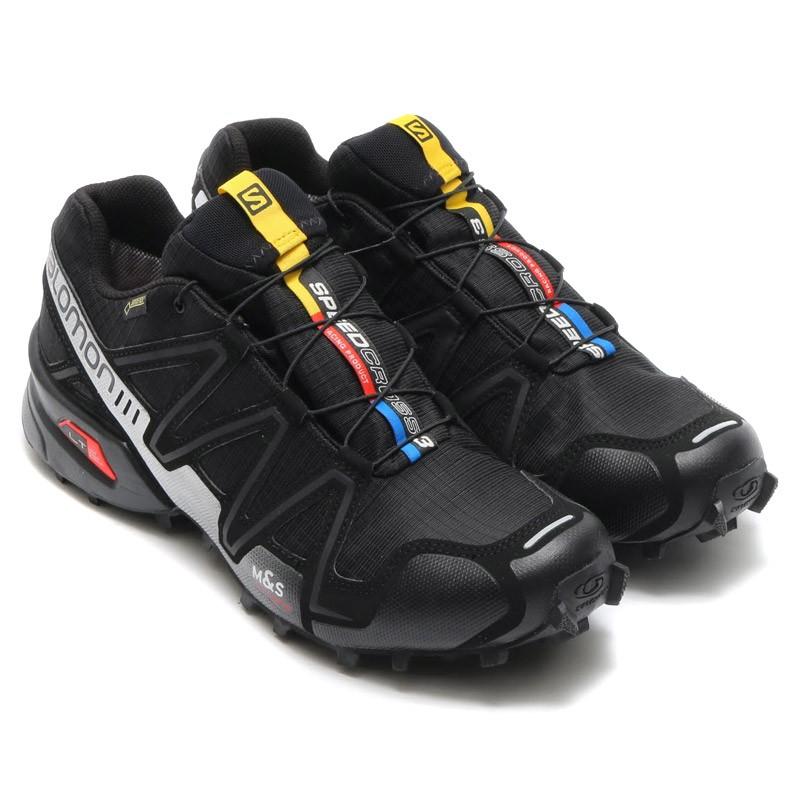 サロモン Salomon スニーカー スピードクロス 3 Gtx Black メンズ 16su I L Atmos Tokyo 通販 Yahoo ショッピング