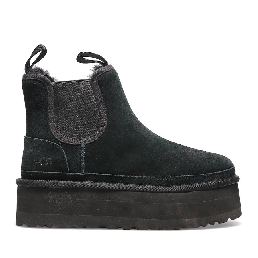 アグ UGG ブーツ ニューメル プラットフォーム チェルシー (BLACK) 23FW-I