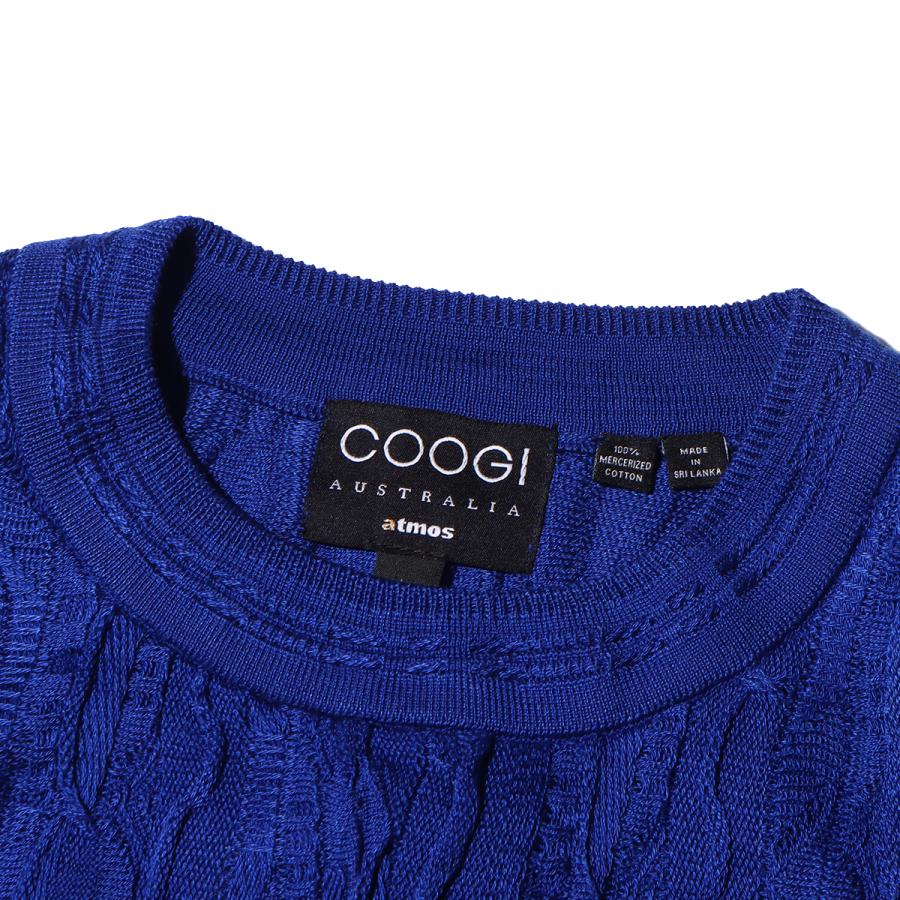新製品情報も満載 クージ X アトモス CN (BLUE) COOGI ニット 21FA-I