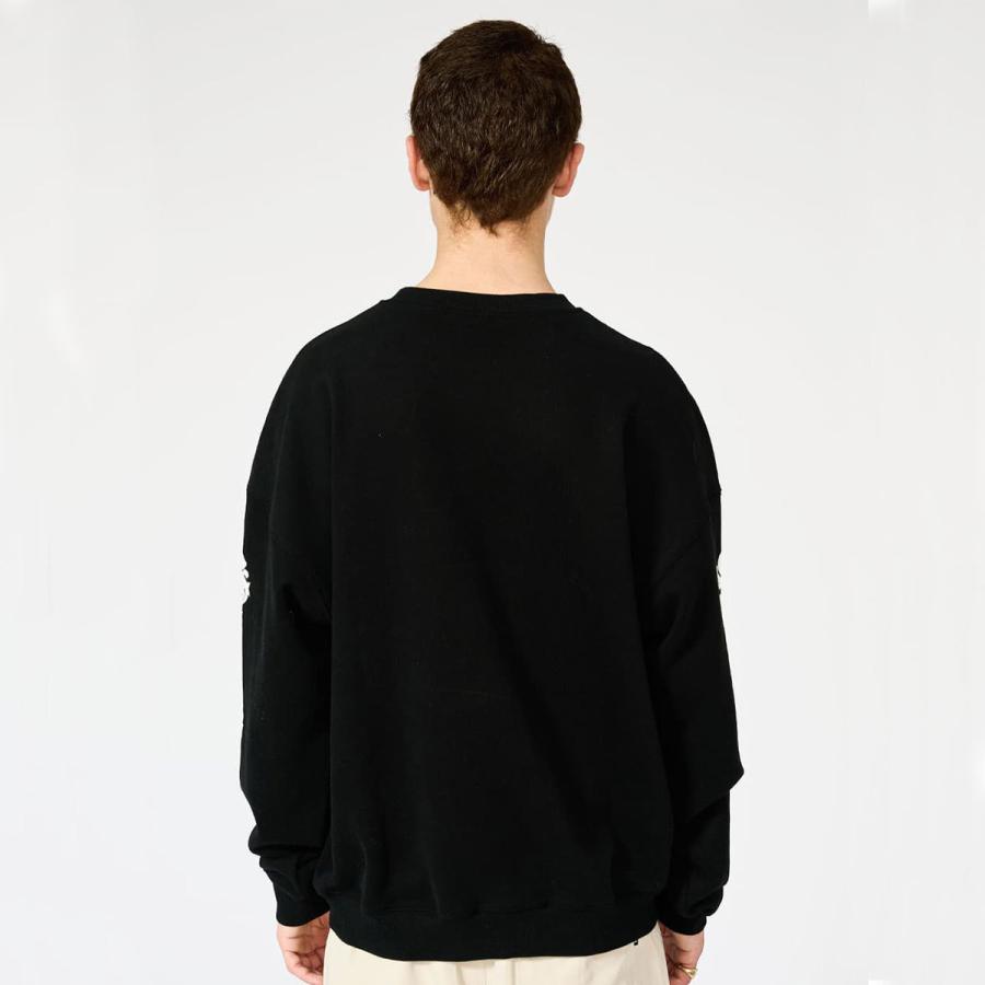 サプライヤー SUPPLIER スウェット デビル クルースウェット (BLACK 
