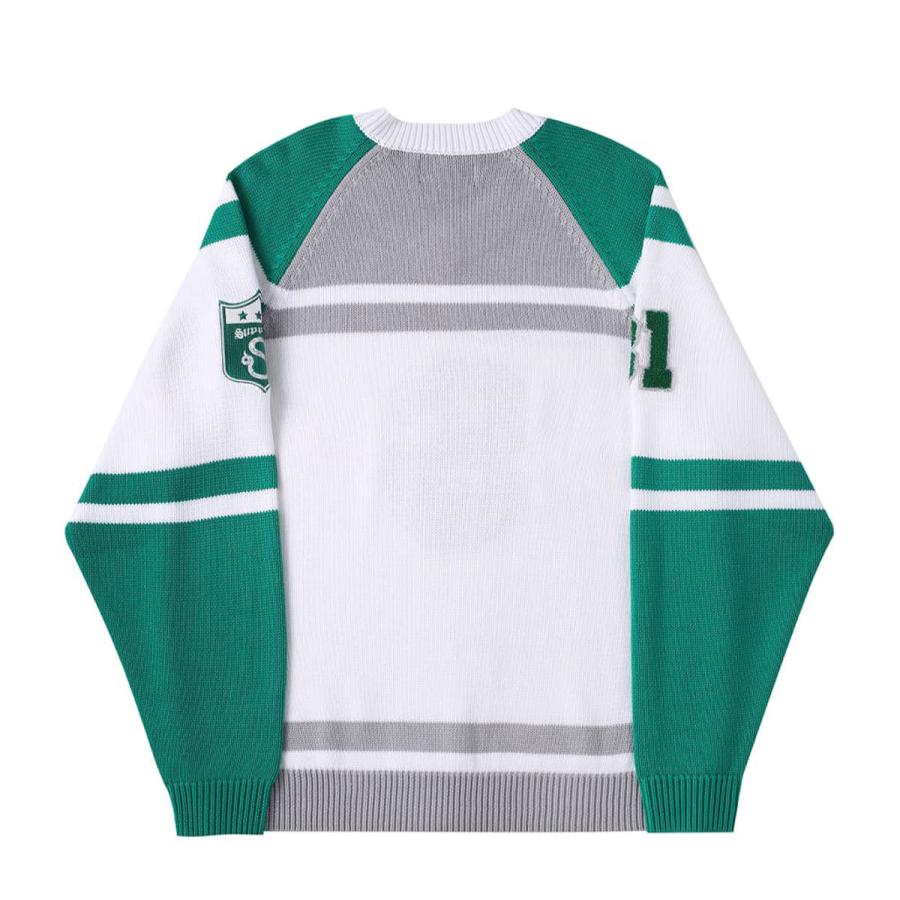 サプライヤー SUPPLIER ニット 3D ロゴ セーター (GREEN) 22SP-I