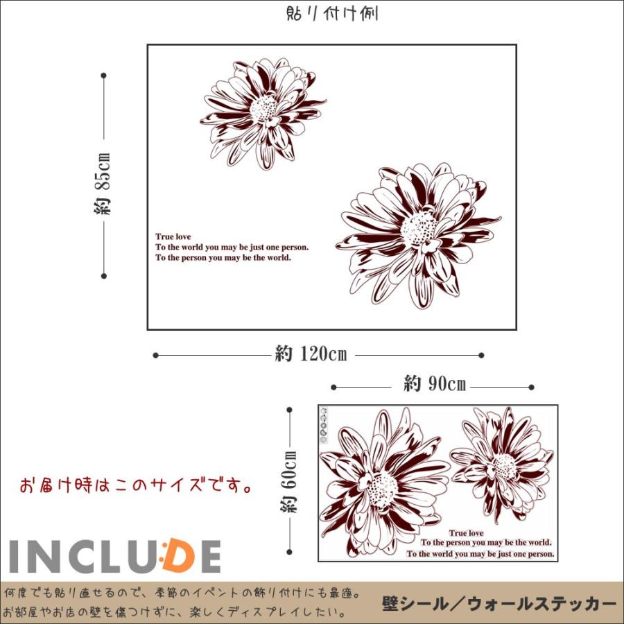 ウォールステッカー コスモス 秋桜 キク 菊 マーガレット 花びら 大きな花 花が好き キュート かわいい Kawaii 楽しい Atm Atmosphere 通販 Yahoo ショッピング