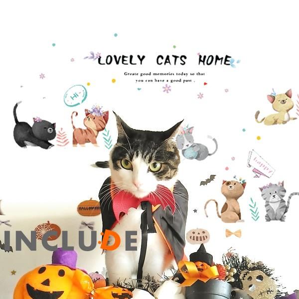 ウォールステッカー ねこ 猫 にゃん アニメ 動物 アニマル キャット 子猫 Kawaii かわいい 肉球 にくきゅう キュート スマート 誕生日 アートワーク キッズ Atm Atmosphere 通販 Yahoo ショッピング