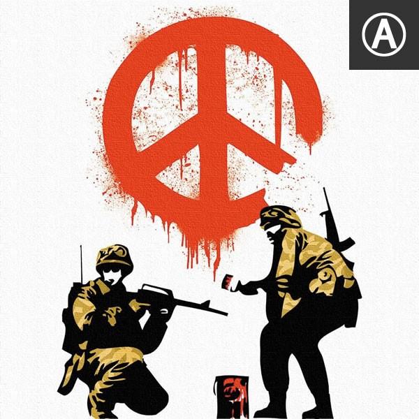 日本正規ライセンス アートパネル バンクシー Cnd Soldiers 核軍縮運動 ピースマーク アーミー イギリス ユニオンジャック ナポレオン Banksy ld 1907binc Atmosphere 通販 Yahoo ショッピング