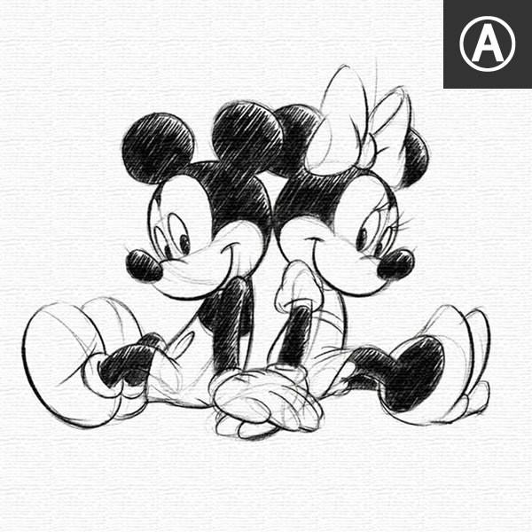 49 割引 好評にて期間延長 Disney ミッキーとミニーの絵 絵画 タペストリ 美術品 Mrefills Co Uk