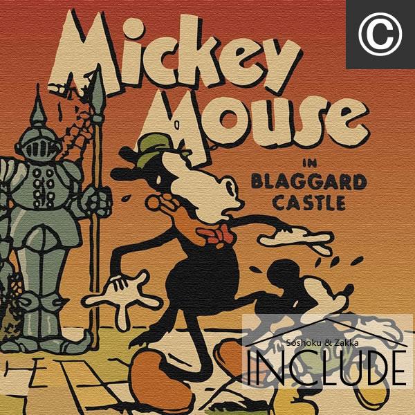 アートパネル ミッキーマウス レトロ アンティーク ヴィンテージ 宝石