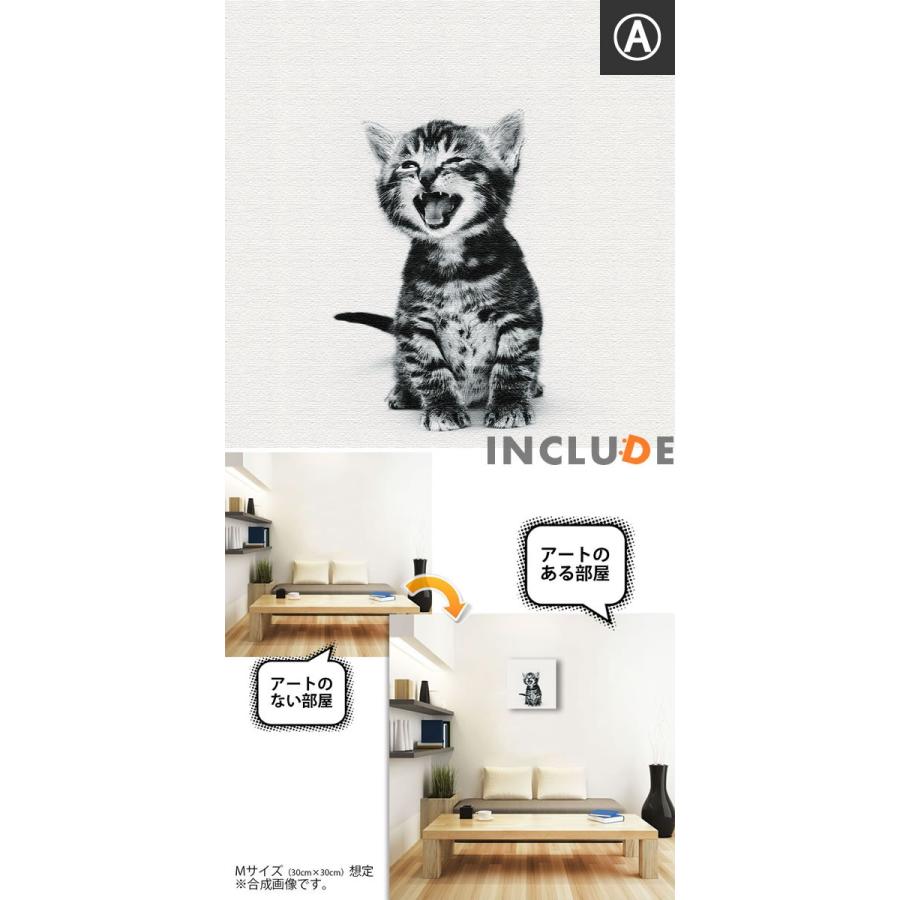 アートパネル クリエーター 猫 ネコ 子猫 黒猫 ベンガル サイベリアン
