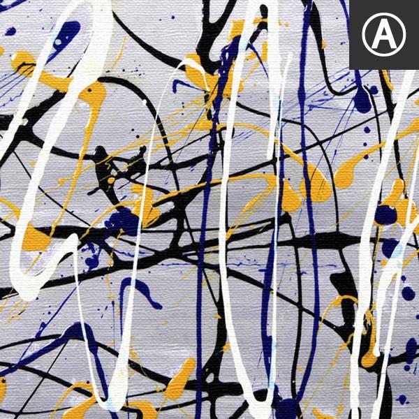アートパネル ファブリックボード 飛び散る ランダム ペンキ