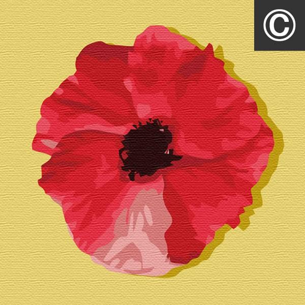 アートパネル ファブリックボード 黄色の花 花 オレンジの花 竹 水墨画