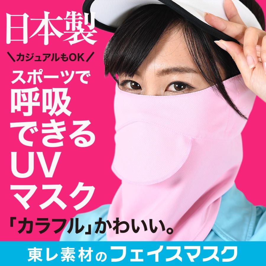 息苦しくないフェイスマスク ランニング マラソン テニス スポーツ UV