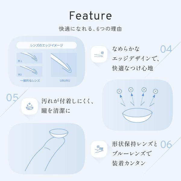 コンタクトレンズ1DAY ウルルワンデーUVモイスト 30枚×2箱 送料無料 1日使い捨て / ONE DAY |  | 05