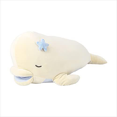りぶはあと 抱き枕 ひんやり クール プレミアムねむねむかむかむズ シロイルカのベルーガさん Lサイズ 全長 授乳クッション 授乳枕 Canipec Org Mx