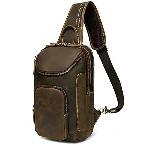 出産祝い ボディバッグ Lannsyne Lannsyne メンズ 9 7インチipad対応 大容量 レザー 斜め掛けバッグ 男性 ワンショルダーバッグ 本革 バッグ