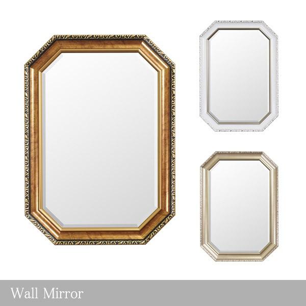 円 翌日発送可能 ウォールミラー アンティーク 壁掛けミラー 壁掛け 鏡 ミラー おしゃれ 飛散防止加工 かがみ ロココ 玄関