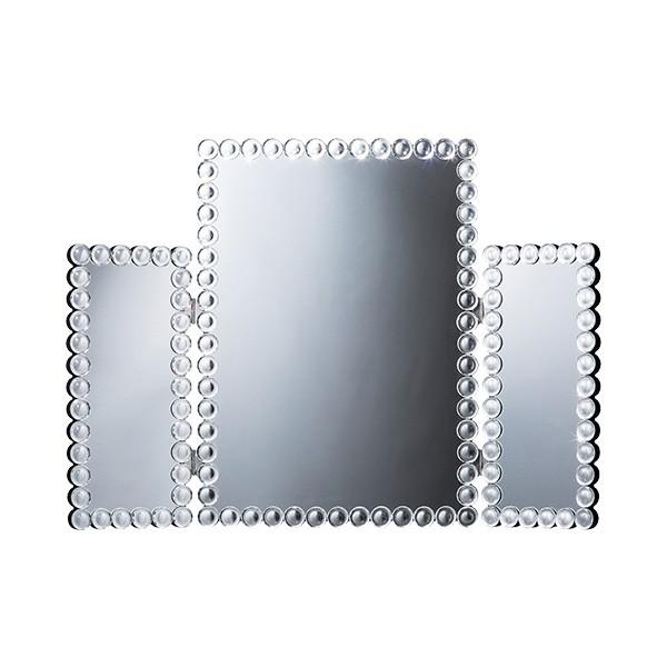 新規購入 三面鏡 ミラー 卓上鏡 卓上 シンプル おしゃれ メイク 化粧鏡 スタイリッシュ リビング おすすめ 女性 寝室 公式の Tiebreak Fr