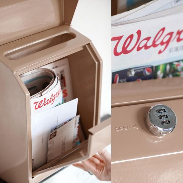 郵便ポスト 壁付け 郵便受け 壁掛け ポスト アメリカン レトロ スリム