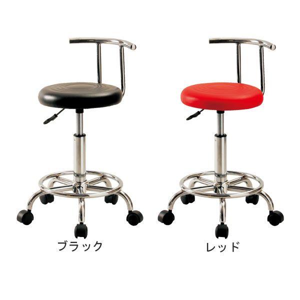 背もたれ付き イス キャスター付き 昇降 ブラック 低め ブラック シンプル 0034b カウンターチェア シンプル カウンターチェア ネイルサロン 0034b インテリアショップatom イス が大特価