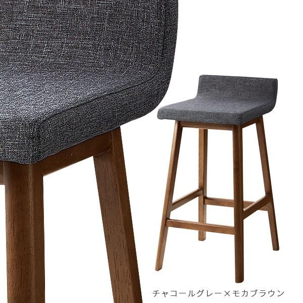 カウンターチェア 北欧 クッション座面 木製 腰掛け ハイチェア