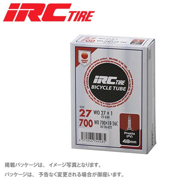 IRC アイアールシー 20×1‐1/8 仏式 40mm 箱入り 自転車 チューブ｜atomic-cycle
