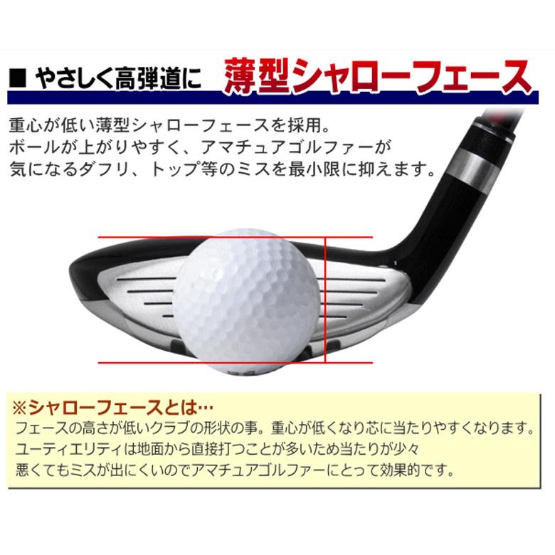 「送料無料」パワービルト ゴルフ サイテーション DH-U ユーティリティー HB-187Uカーボンシャフト POWER BILT｜atomic-golf｜10