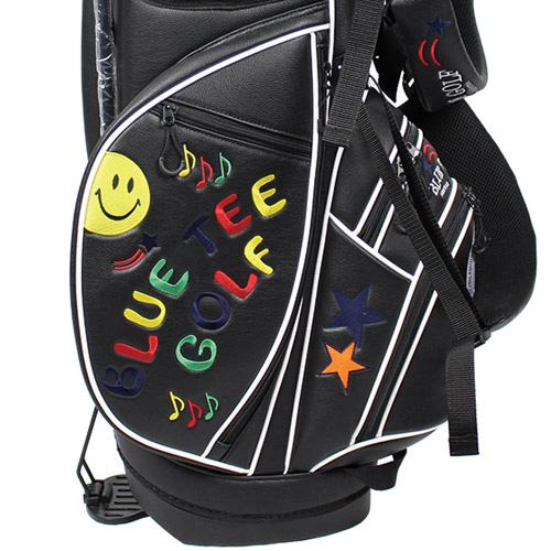 スタンドゴルフバッグ ブルーとホワイト ブルーティー BTG-CB008 スマイル&カート スタンド キャディ