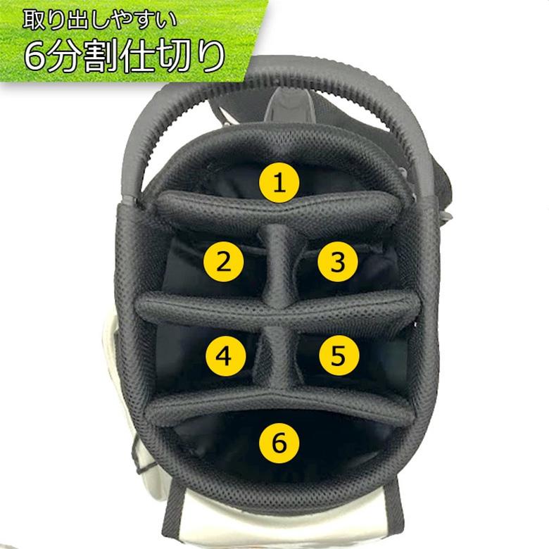 BLUETEE キャディバッグ 美品 BLUE TEE GOLF（ブルーティーゴルフ） 「爆買！30から1日で使える最大