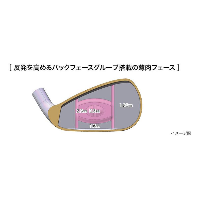 プロギア ニューエッグ アイアンセット 4本組(7-P) egg専用カーボンシャフトの画像