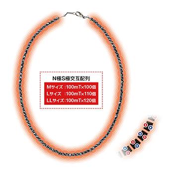 コラントッテ LUCE &alpha; 磁気 ネックレス ブラック