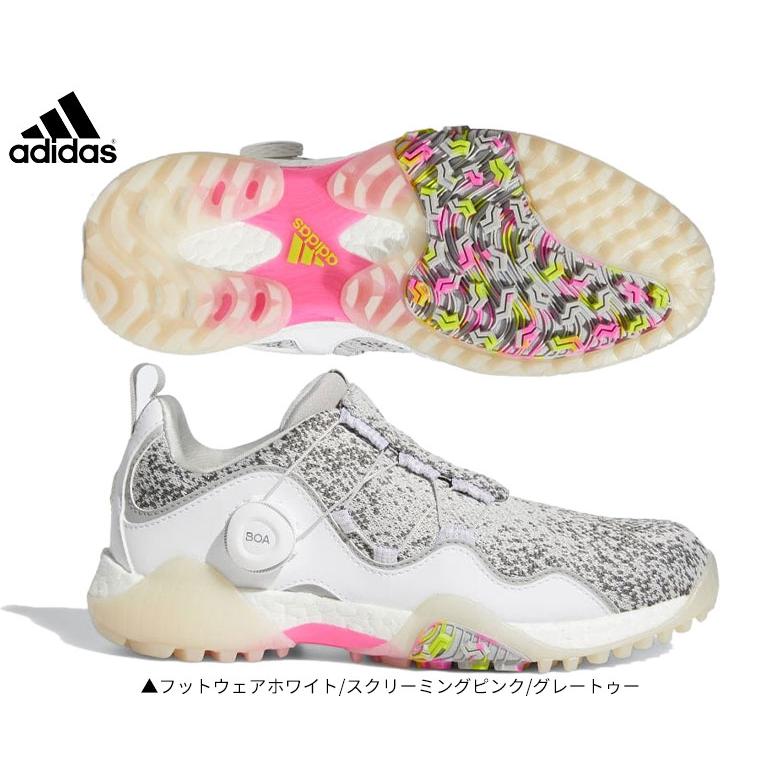 レディース」 アディダス ゴルフ コードカオス ボア21 KZI18 スパイクレス ゴルフシューズ ホワイト/ピンク/グレートゥー(FW5633) adidas :2106-amxv:アトミックゴルフ - 通販 - Yahoo!ショッピング レディース」 アディダス ゴルフ コードカオス ボア21 KZI18 スパイクレス ゴルフシューズ ホワイト/ピンク/グレートゥー(FW5633) adidas :2106-amxv:アトミックゴルフ - 通販 - Yahoo!ショッピング