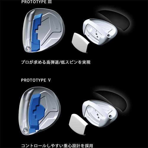 「送料無料」ホンマ ゴルフ ツアーワールド GS PROTOTYPE3 PROTOTYPE5 フェアウェイウッド VIZARD FZ カーボンシャフト_8