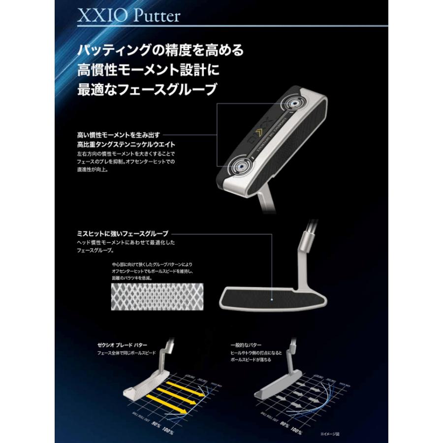 XXIO 「レフティー/左用」ダンロップ ゼクシオ12 ブレード パター