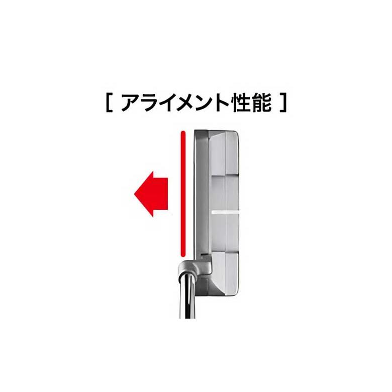 PRGR（プロギア） シルバーブレード センターシャフト パター α2-01CS