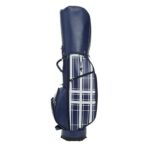 フィドラ ゴルフ FD5MNC16 チェック キャディバッグ ネイビー(48)FIDRA フィドラ キャディバッグ