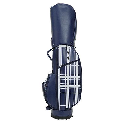 フィドラ ゴルフ FD5MNC16 チェック キャディバッグ ネイビー(48)FIDRA フィドラ キャディバッグ