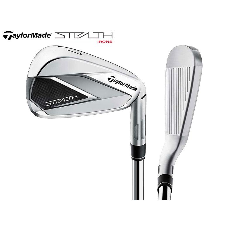 美品 テーラーメイド ステルス アイアンセット 8本組 (5-P，A，S) テンセイ レッド TM60(22) カーボンシャフトTaylorMadeStealth TENSEI RED 【CEG2067492437】(72257円)