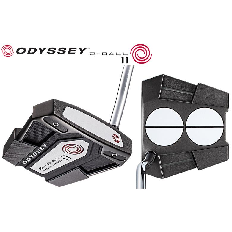 オデッセイ ゴルフ 2ボール イレブン ツアーライン ダブルベント パター STROKE LAB GEN3 RED シャフト ODYSSEY 2-BALL ELEVEN TOUR LINED｜atomic-golf｜02