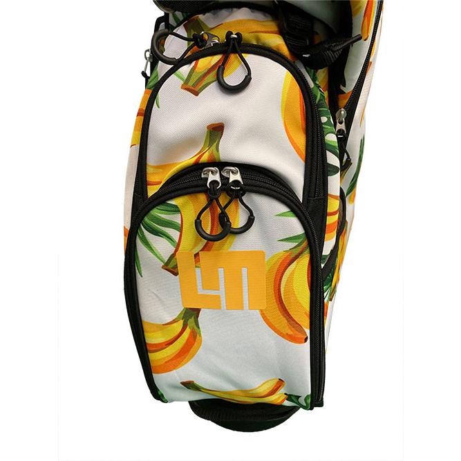 「限定モデル」 ラウドマウス ゴルフ LM-CB0021 軽量 スタンド キャディバッグ Bananas(290),Bananas-White(310)Loudmouth ゴルフバッグバナナ｜atomic-golf｜18
