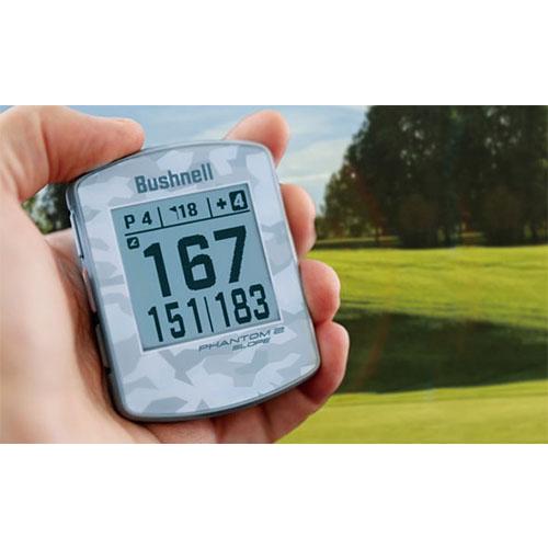 ブッシュネル ゴルフ ファントム2 スロープ 携帯型 GPSナビ グレーカモ,ブラック,オレンジ,ブルー Bushnell ゴルフ用距離計 距離測定器 距離計測器｜atomic-golf｜10