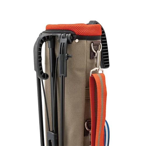 朝日ゴルフ ターフデザイン TDMS-2277 クラブケース カーキ×コバルト